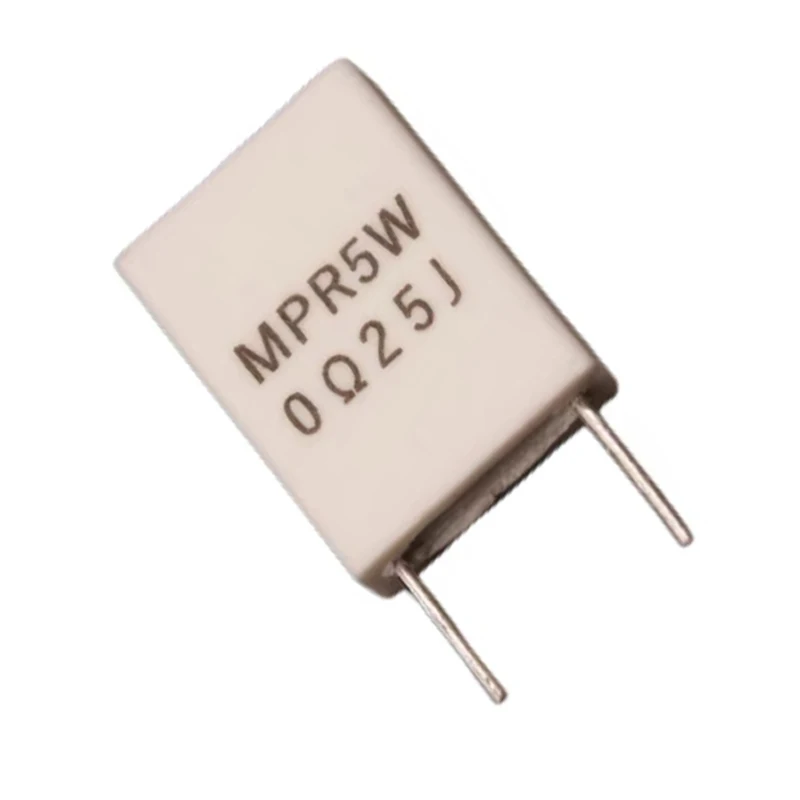 Cement Resistor 10Pcs MPR Non inductive 5W 0.01&Omega; 0.22&Omega; 0.15R 0.25R 0.068&Omega; 0.47&Omega; 0.5&Omega; 0.1&Omega;