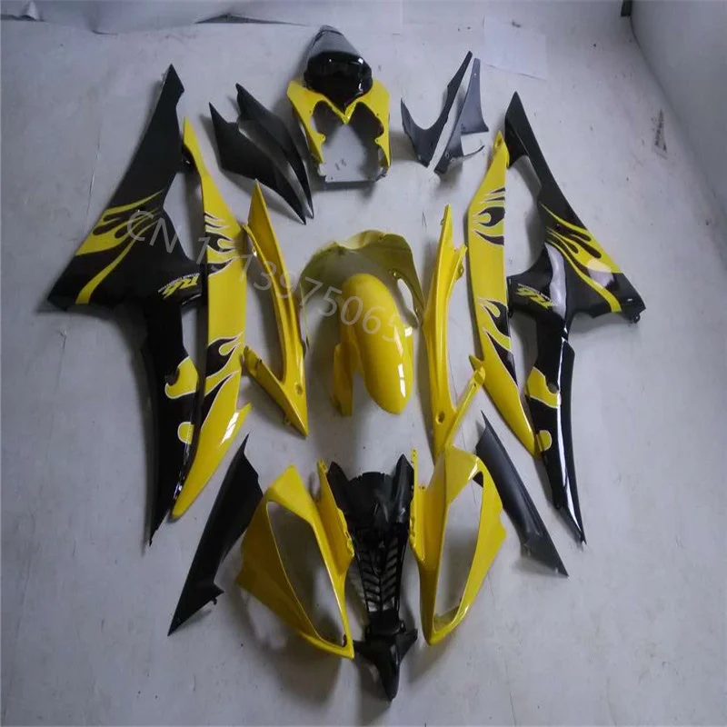 

Market hot sales Fairing fit for YZFR1 08 15 YZFR1 2008- 2015 YZFR1 08-15 yellow black Injection molding Motorcycle Fairing
