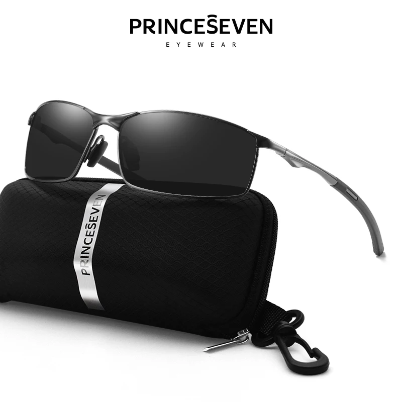 

PRINCESEVEN Fashion Photochromic Sunglasses Men Women Chameleon Polarized Mirror Lens Male Sun Glasses Anti-glare Driving UV400