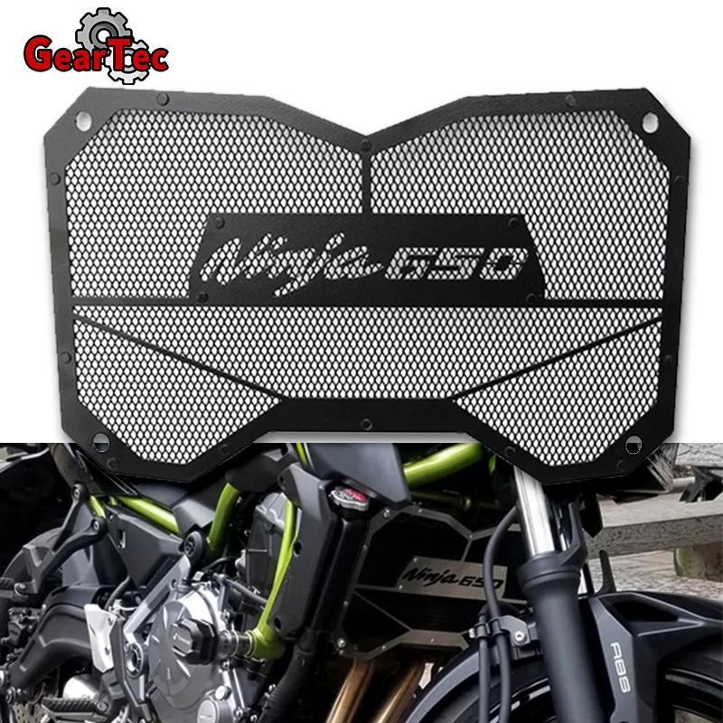 

For Kawasaki Ninja 650 NINJA650 2017-2022 2021 Motorcycle Accessories Radiator Protective Cover Guard Radiator Grille & Sock
