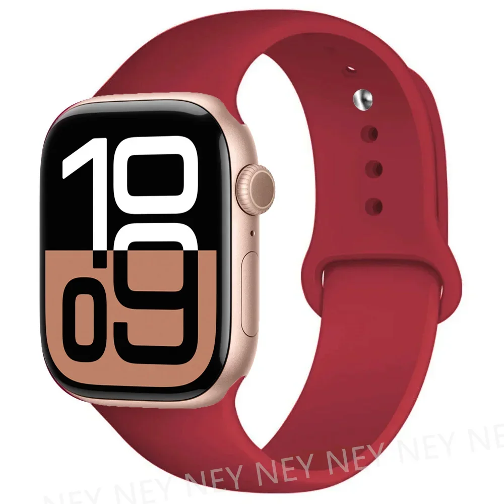 Premium Silicone Sport Watch Band - Versatile Waterproof Strap