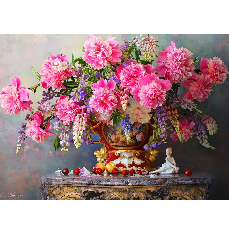 Diy Diamond Painting Pink Flower Vase Full Drill Diamond Mosaic 5d  Embroidery Art Cross Stitch Kits Home Decor Handmade Gifts - AliExpress