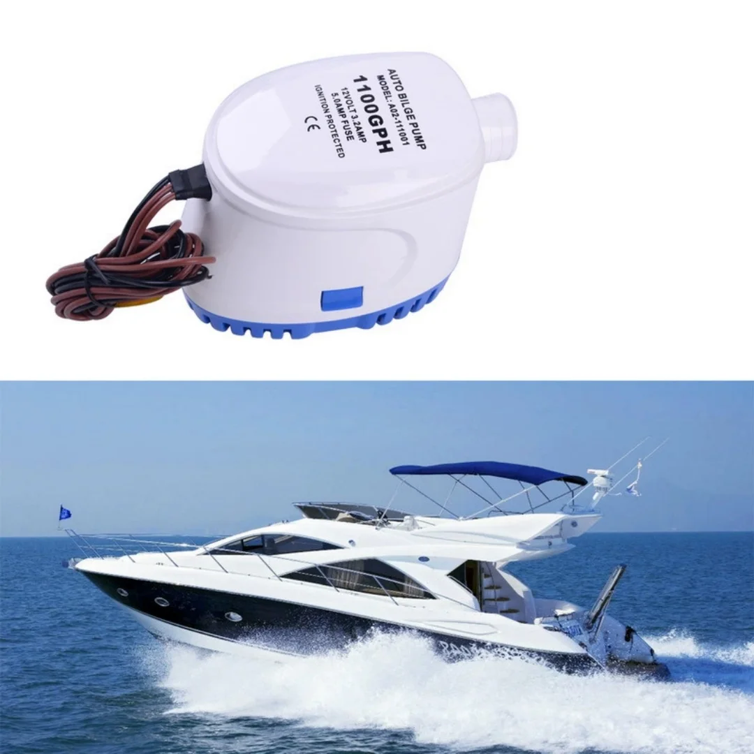 Automatic Submersible Bilge Pump for Boats 12V 24V ABS Plastic