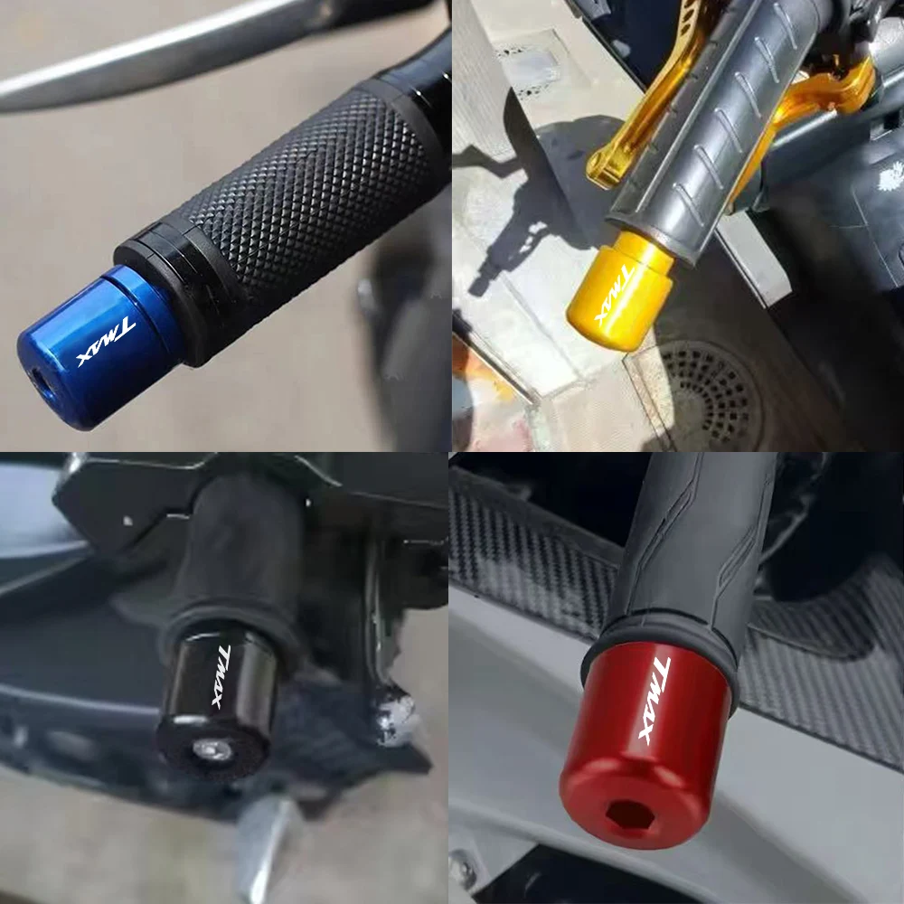 Premium CNC Handlebar Grips with Bar End Caps - Sleek End Cover Plugs