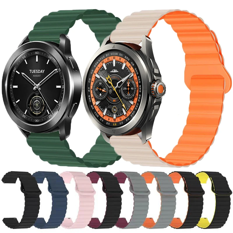 Magnetic Loop Silicone Sports Band, 22mm - Color2