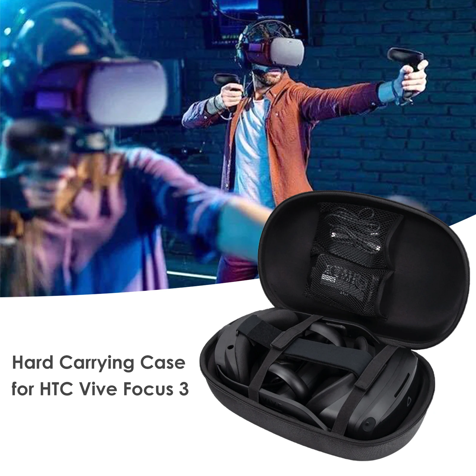 Newest Oxford Cloth EVA Storage Bag For H TC Vive Focus 3VR Headset Travel Carrying Case For Vive Focus 3 Controllers Accessory