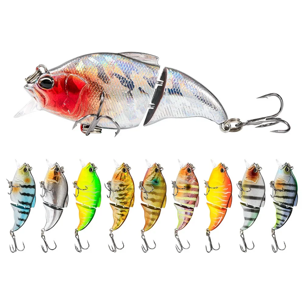 3PCS Vatalion Fishing Lures Floating Wobbler Pencil Vibration Crankbait  Swimbait for Trout Bass Pike Megabass Big Jointed Bait