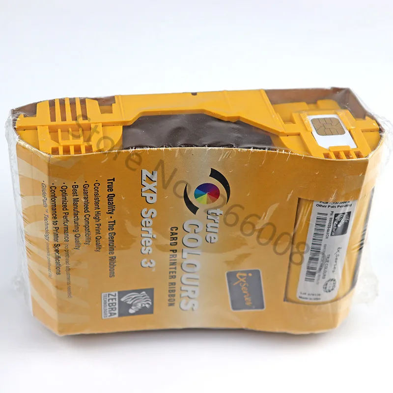 Fita Verdadeira da Impressora do Cartão das Cores para as Impressoras de Cartão da Série da Zebra Zxp Fita Genuína da Cor da Série de ix Ymcko Pn: 800033848cn - Imagem 4