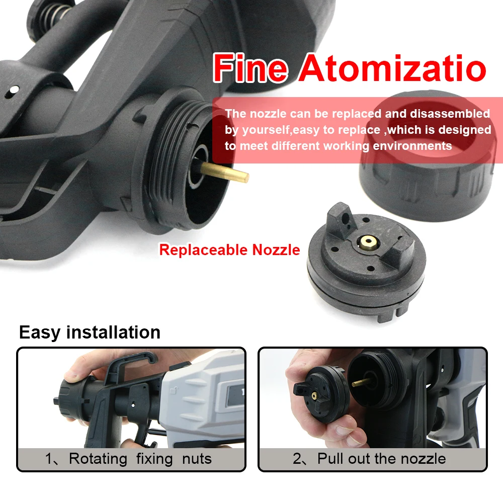 DELIXI  Ʈ й,  HVLP  ̰ , EU, US ÷ 5 ,  , DIY, 400W, 800ml