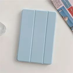 Premium Silicone Smart Cover for Tablet - Wake Function, Enhanced Protection (Ice Blue)