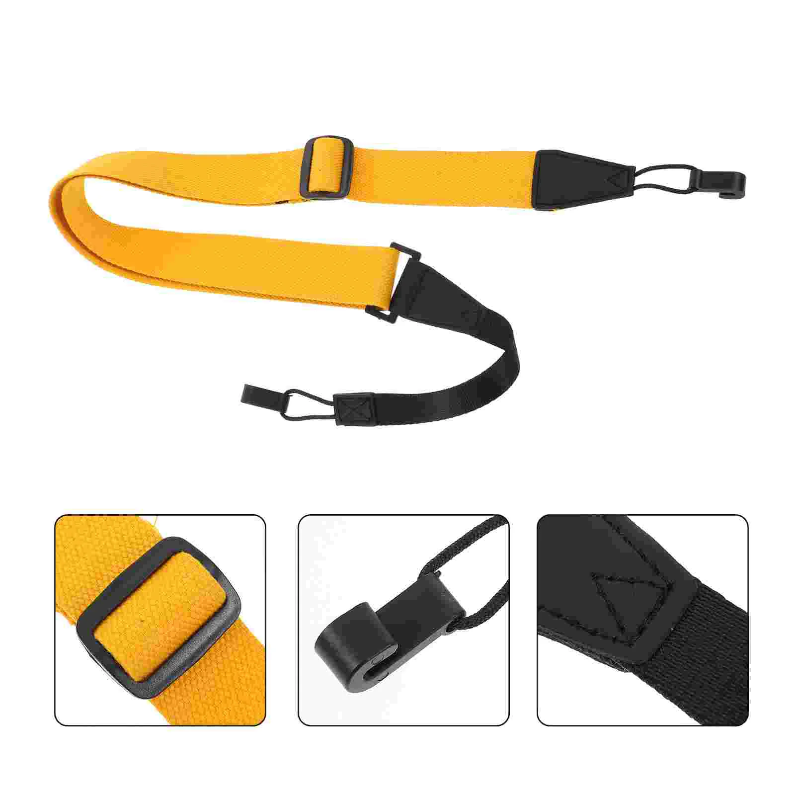 Lightweight Durable Cotton Ukulele & Guitar Strap - Essential Instrument Accessory