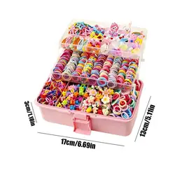 Celebrate Every Occasion: Elastic Hair Accessories Set for Girls - Perfect for Parties, Birthdays, and Holidays (1 set)