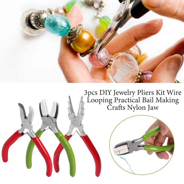 Flat Curved Nose Pliers Ring Looping Wire Looper Split DIY Ring Jewelry  Making Six-segment Hand-wound Modeling Pliers - AliExpress