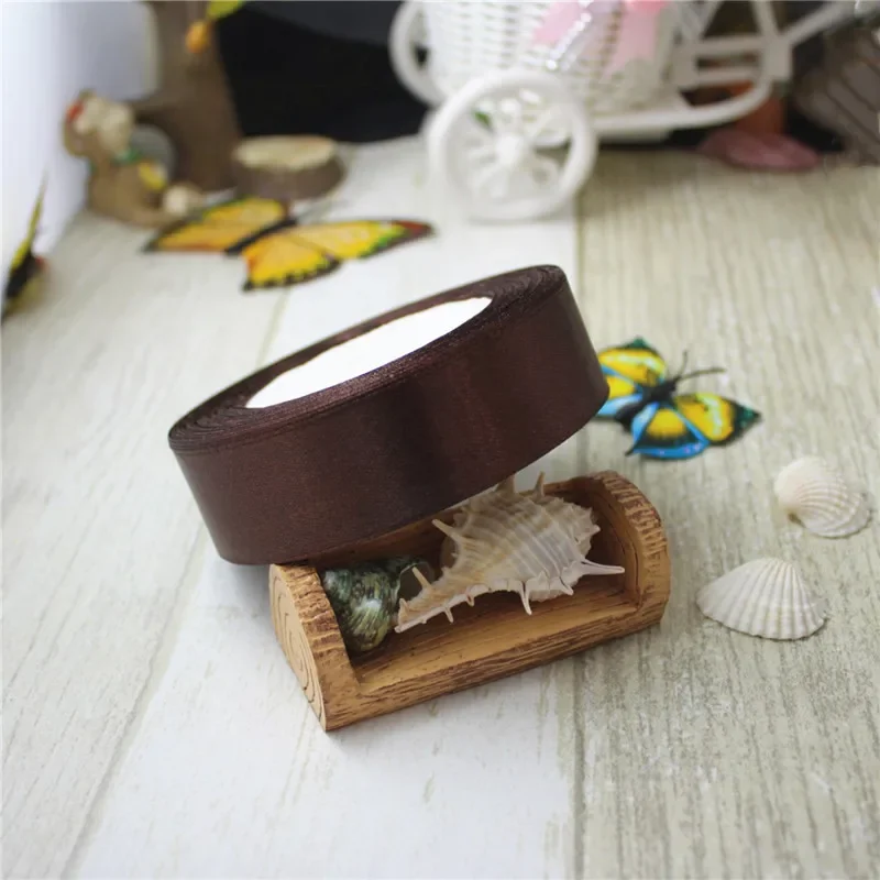 Luxurious Silk Satin Ribbons for Crafts, Gift Wrapping, and Decorative Elegance - 22 Meters