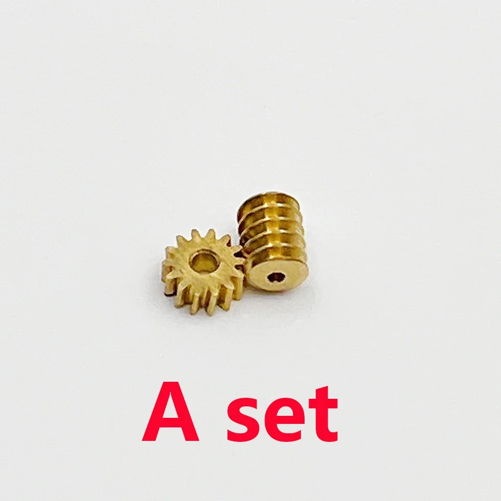 0.3 Modulus Copper Worm Gear 14T Teeth Brass Helical Gear Copper Transimission 1mm 1.5mm Motor Shaft Hole 1PC