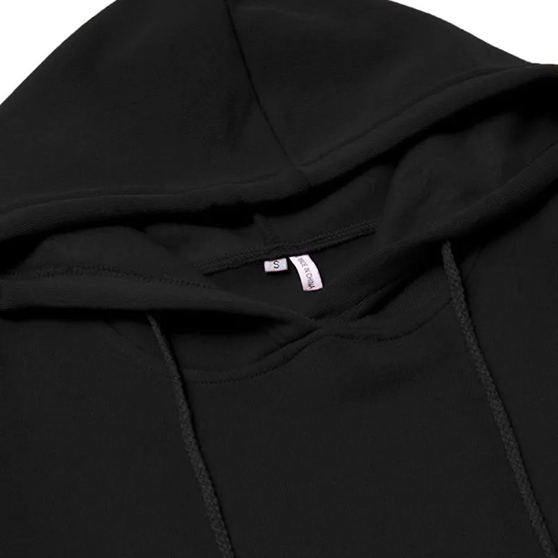 Women Knee-Length Pocket Dress Hooded Warm Sweat Shirt Long Sleeve Simple Casual Sport Clothes Fashion Workout Lounge Streetwear 5