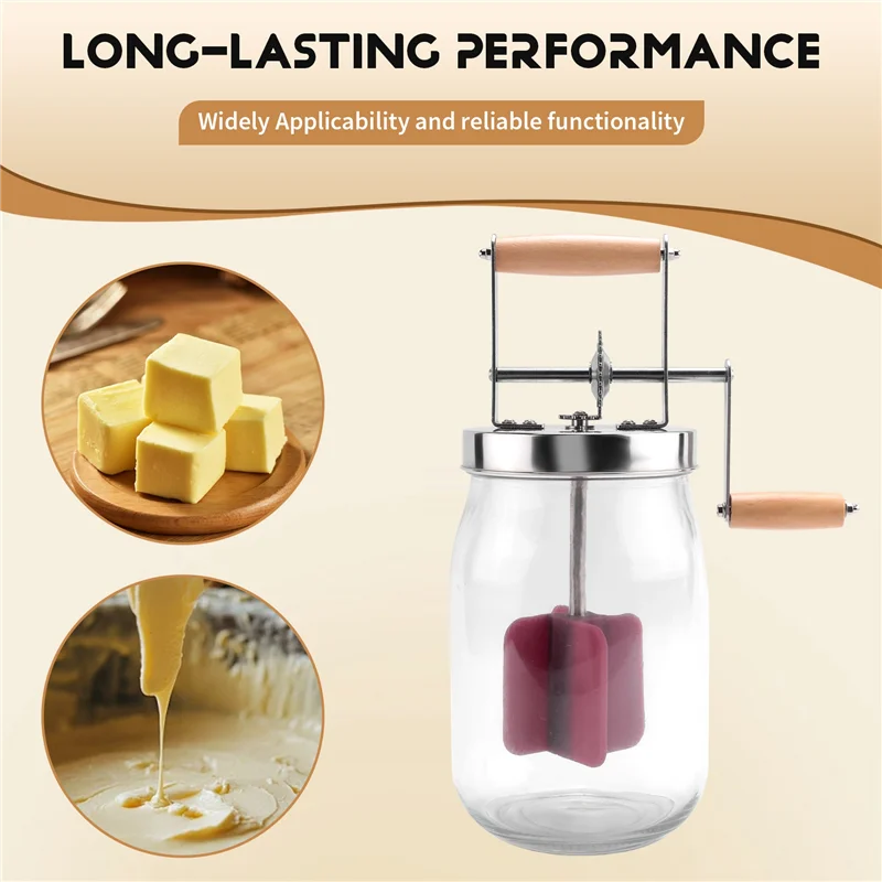 🧈 خلاط / صنع الزبدة اليدوية