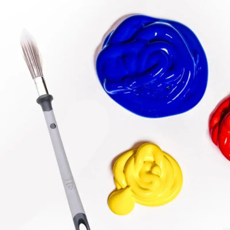 G5AB Pack of 4 Small Paint Brushes Portable for Edging Corners and Baseboards