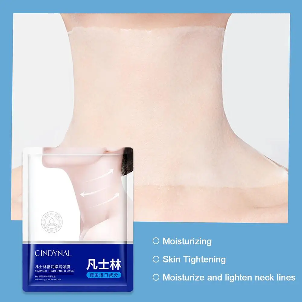 

Маска для шеи от морщин, укрепляющая, Омолаживающая, отбеливающая, питающая маска для шеи, лифтинг кожи с коллагеном, укрепляющий, увлажняющий уход для женщин Z8F8