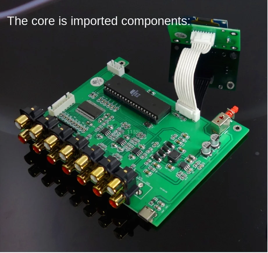 

F11 M62446 6-channel Fully Independent Remote Control OLED Display Front Stage 5.1