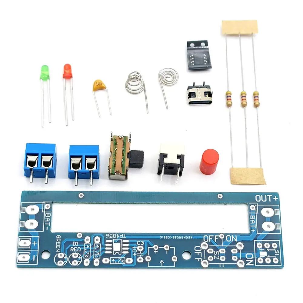 TYPE-C 18650 Lithium Battery Charging Module Diy Kit DC3.7V Lithium Li Battery Charging Charger Board DIY Power Bank 6