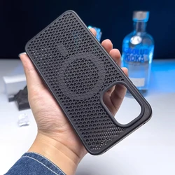 Honeycomb Mesh Silicone Soft Heat Dissipation Phone Case - Enhanced Protection Cover for OnePlus Ace 6T (Black)
