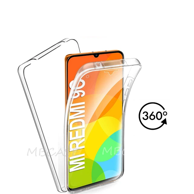 Double Silicone Case For Xiaomi Mi 10T Lite 5G Redmi 9C NFC 9AT Full Body  360 Front Back TPU Cover For Redmi Note 9 Pro 9S Funda - AliExpress