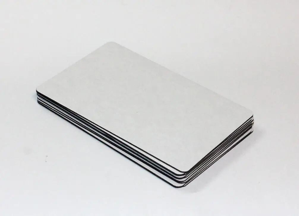 Thickness 0.7mm Magnetic Business Cards Magnets Peel and Stick Adhesive  Blank Sheets For Dies Storage