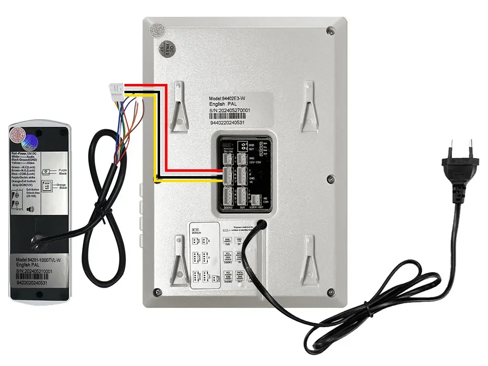 4.3 Inch Metal Doorbell Video Intercom for Home Apartment with IP65 Waterproof N