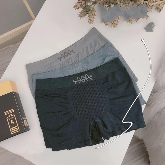 3Pcs Pants New High Elastic Men's Underwear Large Size Loose Boxer Shorts  Middle Waist Boxers Mens Panties - AliExpress