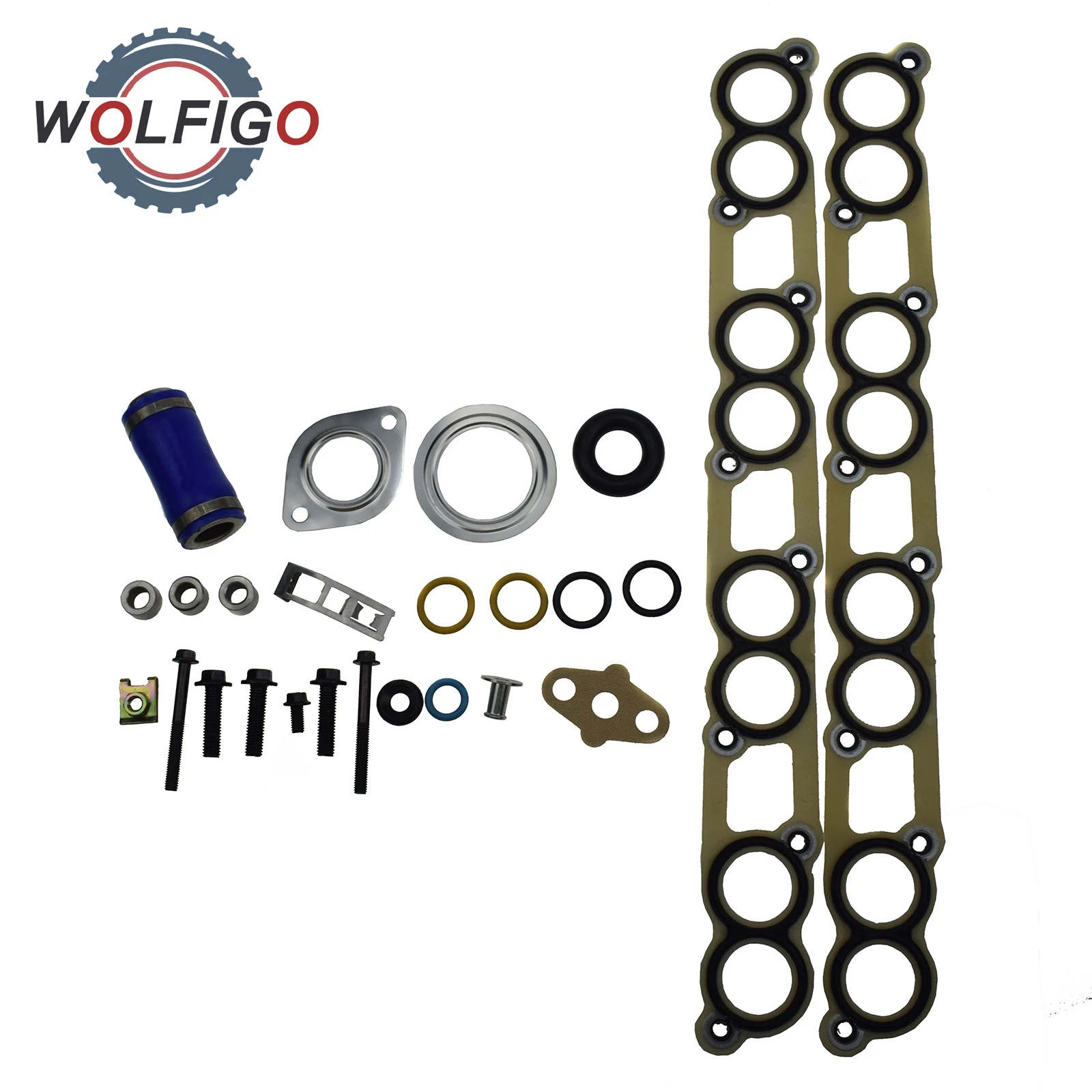 Intake Manifold Gasket Set For 2003-2010 Ford F250 F350 F450 Super Duty 6.0L MS19311 3C3Z-9439-AA 3C3Z-9433-AB 3C3Z9433AB