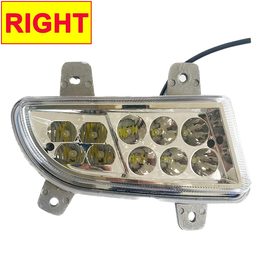 HOWO Truck Right Side Fog Light LED 24V SINOTRUK Foglamps with Aluminum Case multifunctional steering wheel button for cnhtc sinotruk sitrak c7h c5h g7 howo tx with call answering and making truck parts