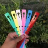 30-100PCS Gardening Garden Plant Nursery Hang Tag Label Plastic Identification Card Waterproof Ring Set Markers Reusable 5