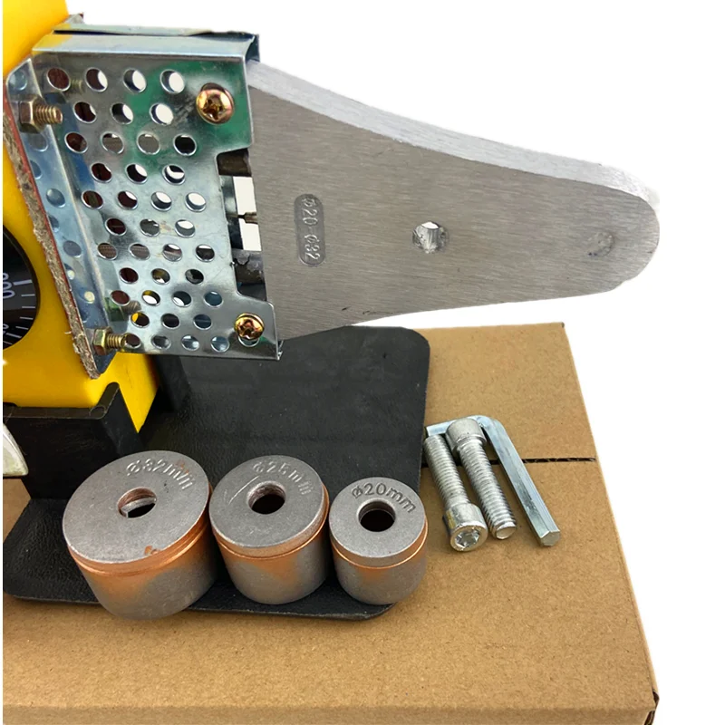 1 Set 20-32mm 220V Plumbing Tools Plastic Pipe Welder Pvc Welding Machine Ppr Welding Machines With Cutter Paper Box 4