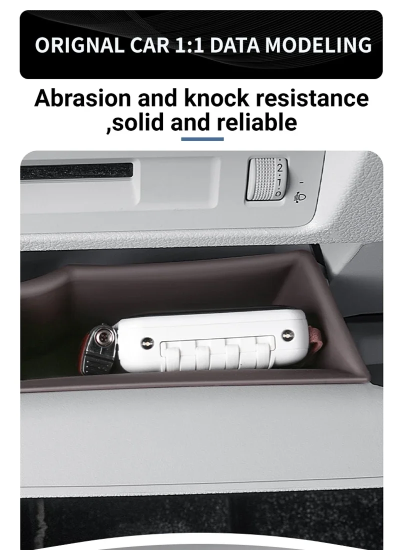 For Byd Song Plus Seal U Dmi Ev 2020-2025 Steering Wheel Front Storage Box Multifunctional Silicone Waterproof Protective Case