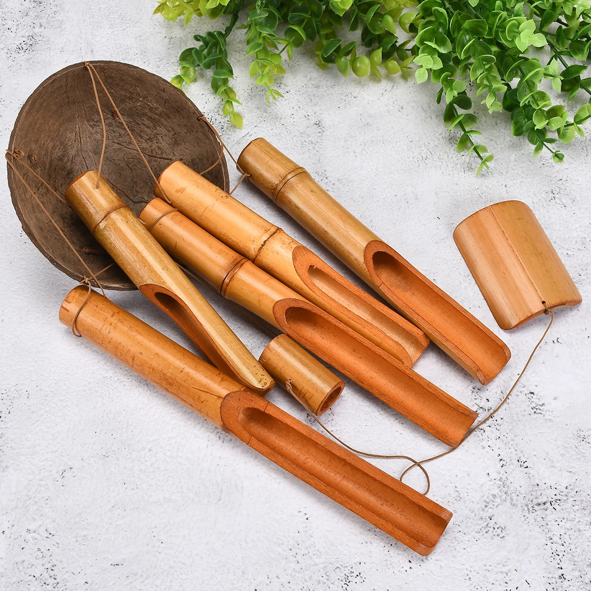 Bamboo wind chimes Wooden wind chimes Bamboo and coconut wind chimes Wind chimes Wind chimes Wind bells 5