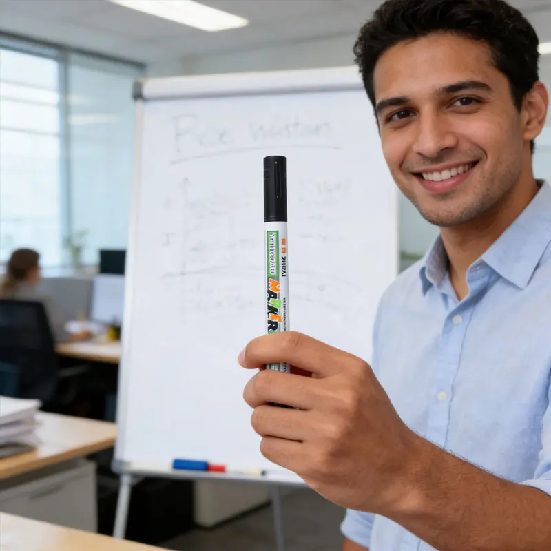 학생 사무실 블랙 컬러 화이트보드 마커 10개 세트 교실 용품용 지울 수 있는 마커 펜 드라이 이레이즈 마커 문구류