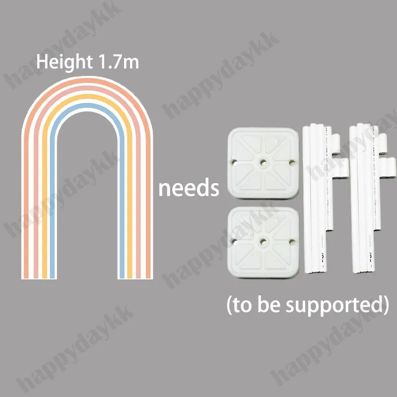 Rainbow Arch Foam Backdrop 5