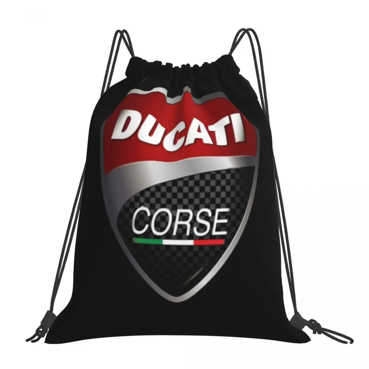 

Ducati Corse Ducati Racing Backpack Portable Drawstring Bag Drawstring Bundle Pocket Sports Bag Book Bags For Man Woman Students