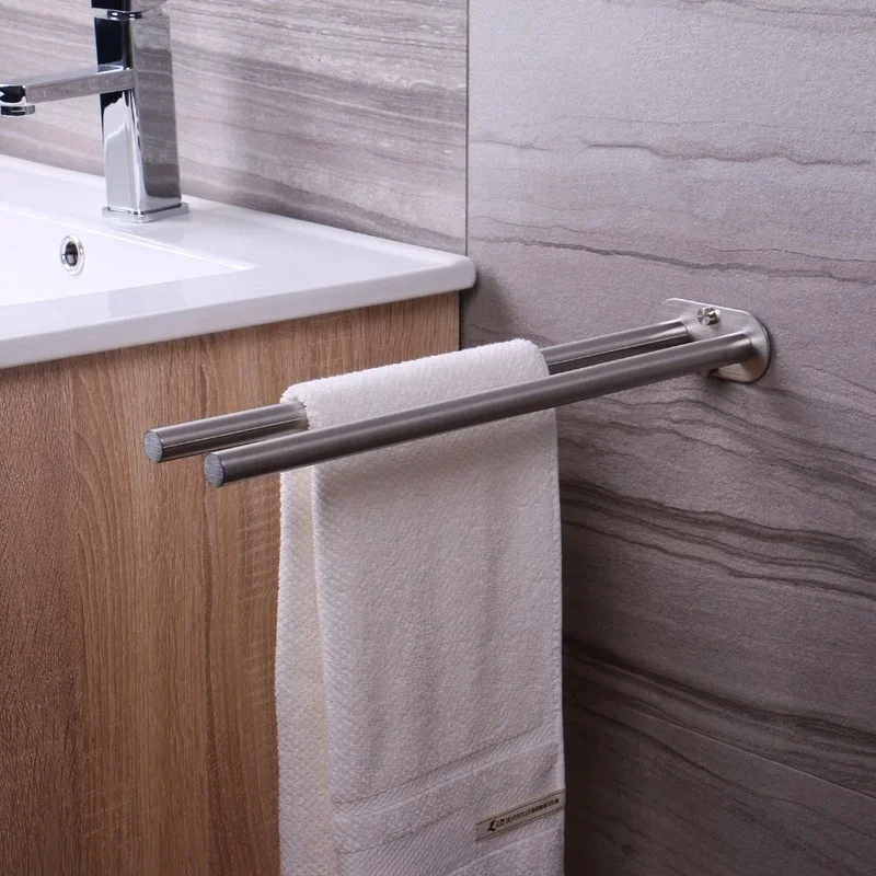 Towel Holder Single Arm Rack Wall Mounted Paper Roll Home Bathroom Accessories Water-Proof Moisture-Proof Durable towel rack towel holder