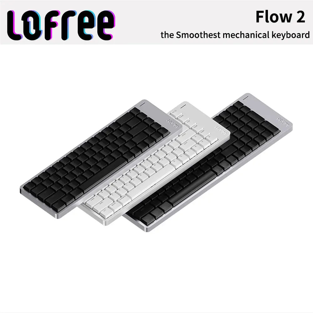 LOFREE Flow2 Mechanical Keyboard Wireless Bluetooth Wired Quiet