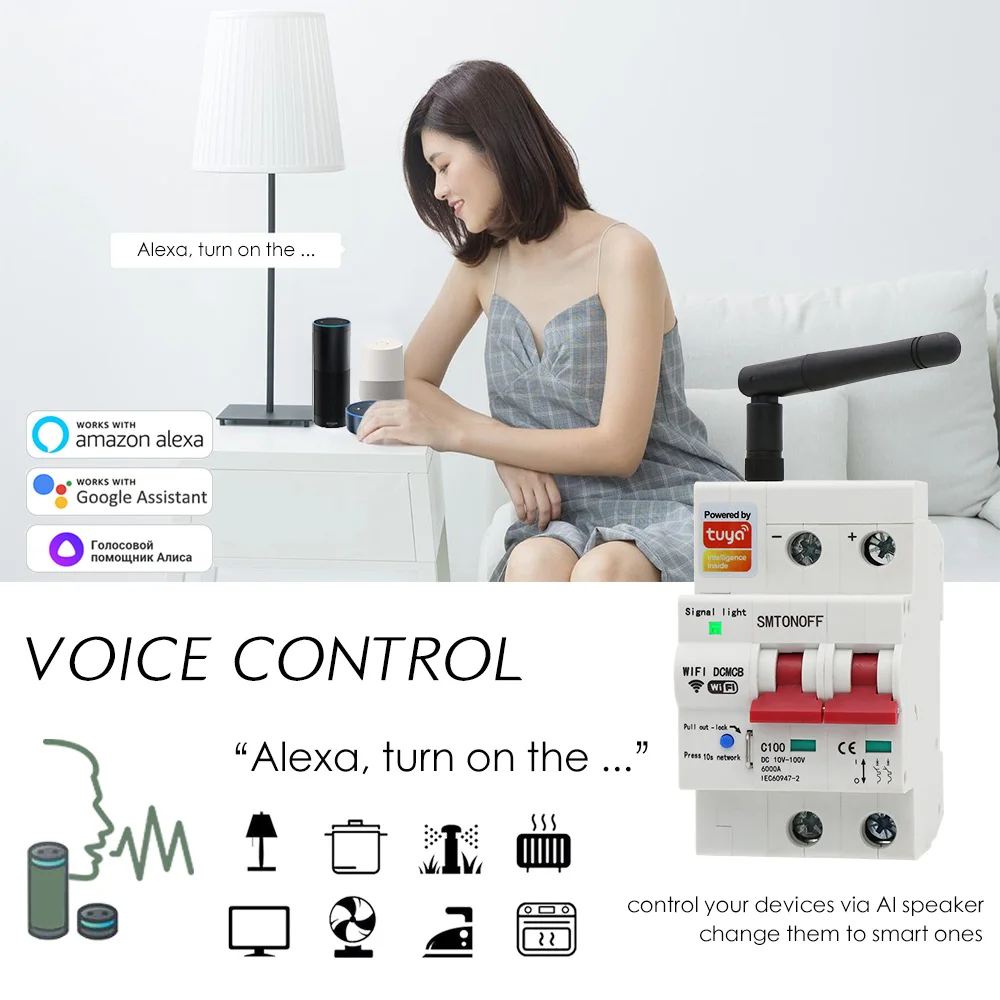Alexa, Google Home, 12V, 24V, 48V, Proteção