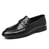 2025 New Business Casual Shoes for Men Solid Color Spring Autumn Leather Dress Shoes Male Fashion British Designer Loafers Man