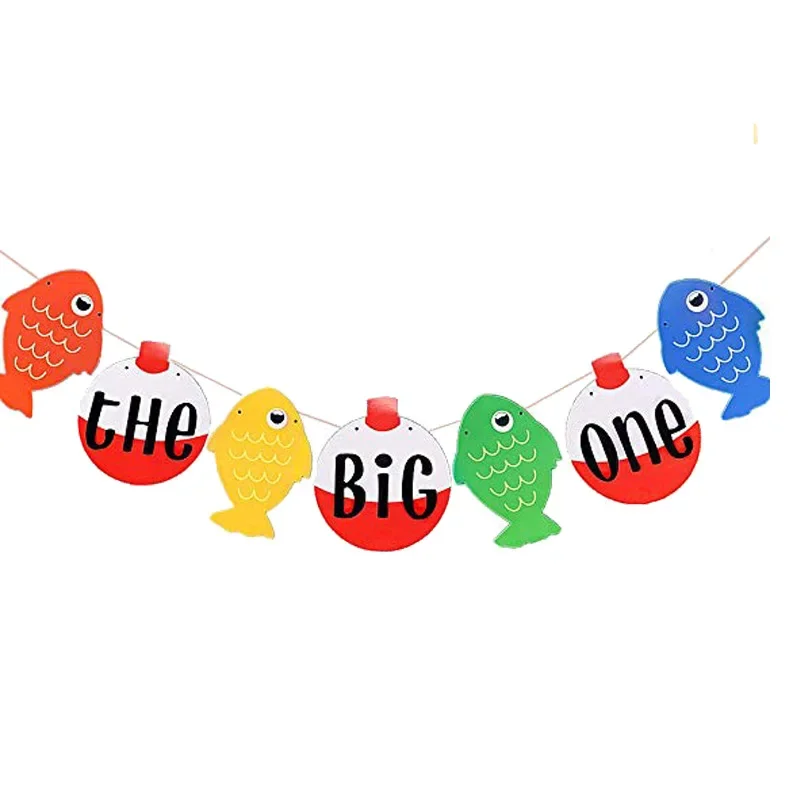 New Fishing Theme Party Letter Banner Happy Birthday Letter Decoration Kids  Event Party Supplies Decor Birthday Banner - AliExpress