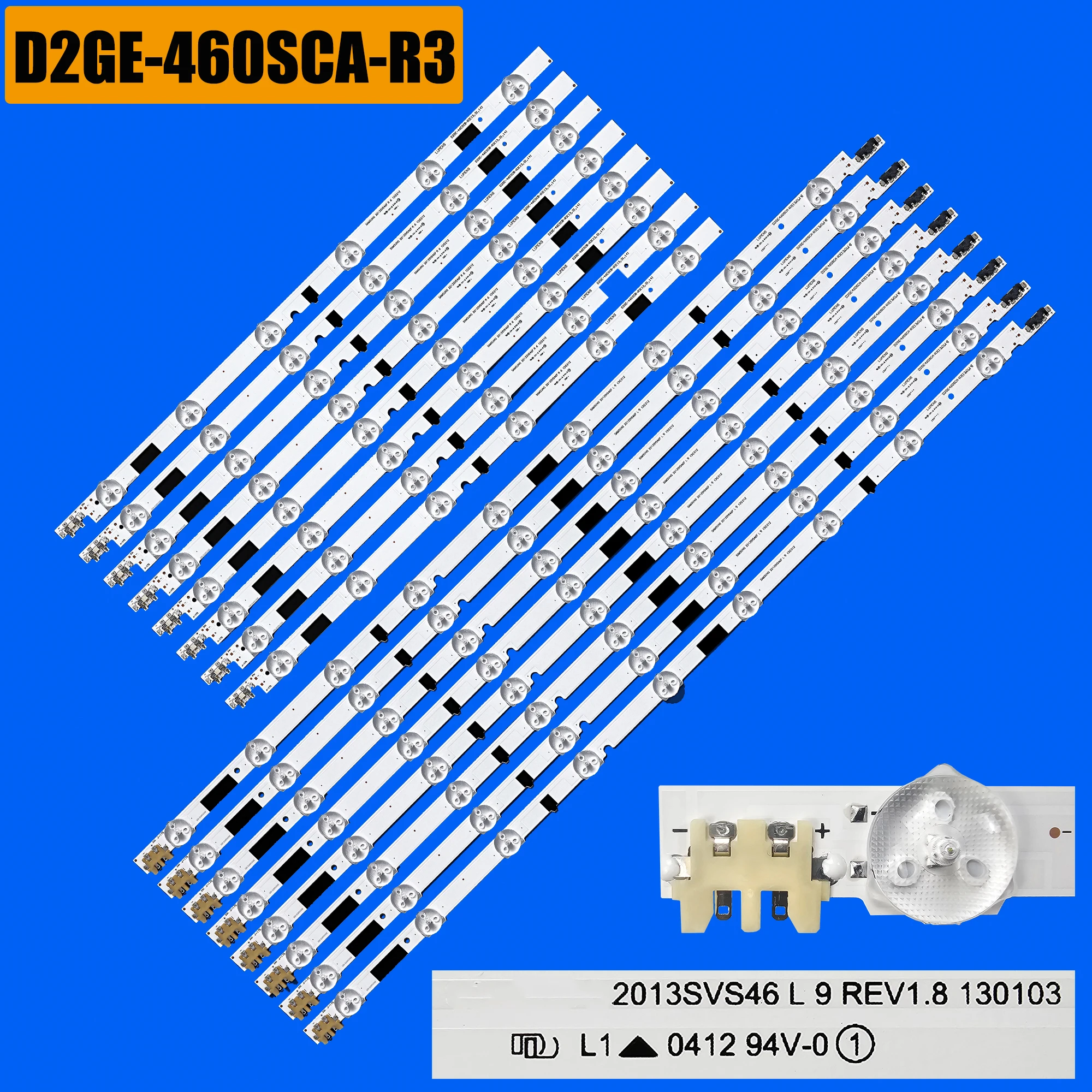 LED backlight strip for UE46F5500AK UE46F6200AK UE46F6410AS UE46F6410AK UE46F6800AB UE46F6800SB UE46F6340SS CY-GF460CSLV4V