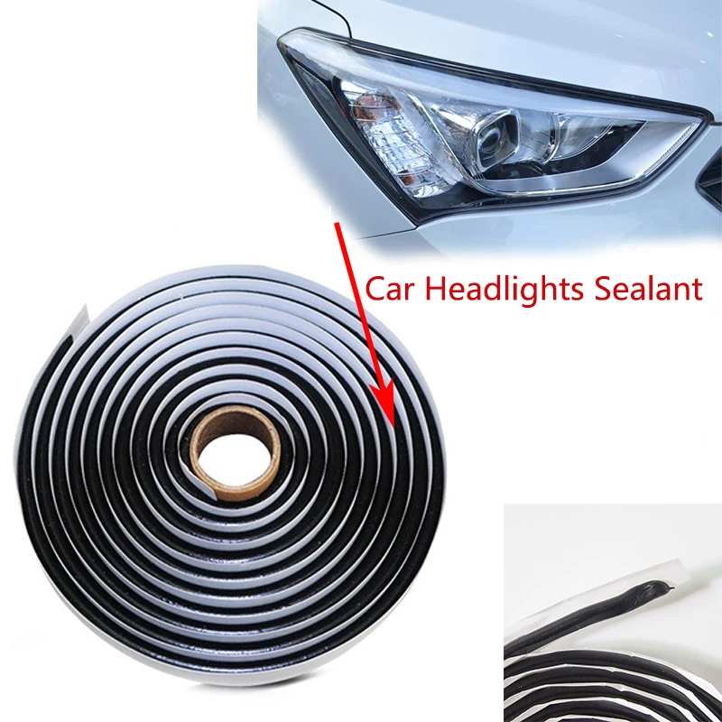 CarAccessories4mButylRubberGlueHeadlightSealantRetrofitReseal