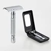 Classic Manual Shaver Double Edge Safety Razor for Men's Shaving and Women's Hair Removal Tool With 1 Shaving Blade And Case 1