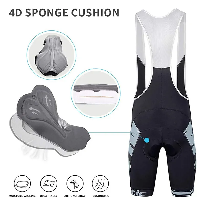 Santic-Conjunto de ropa de ciclismo para hombre, Jersey de ciclismo, pantalones cortos, bicicleta de montaña, K20MT146