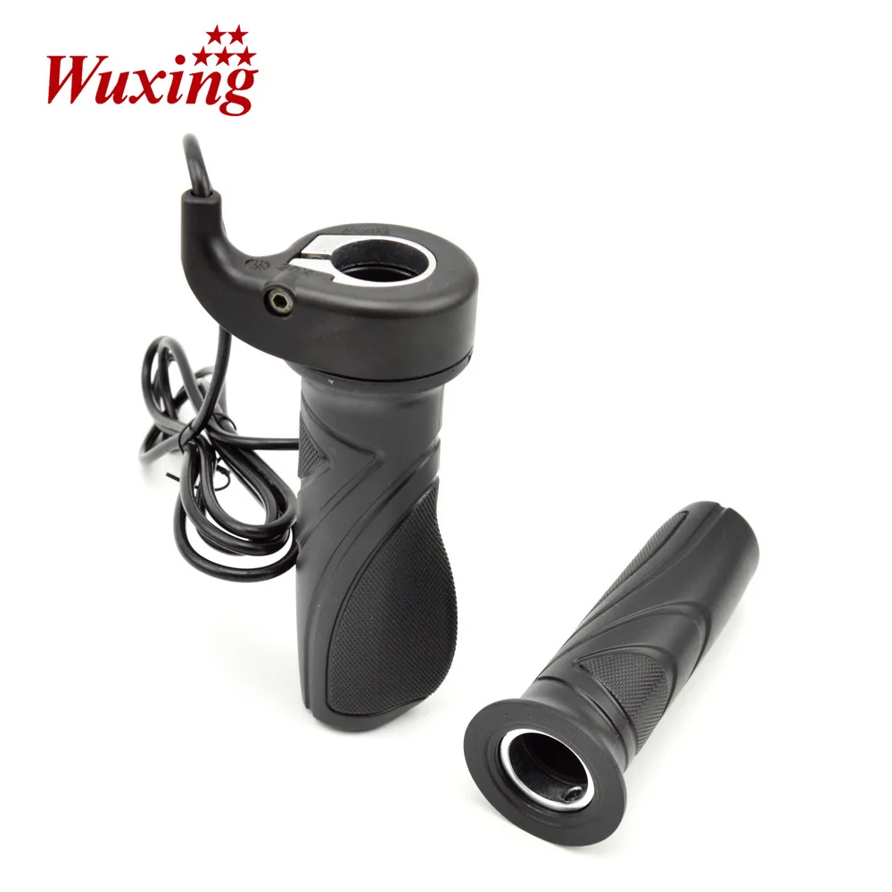 1 Pair Electric Bicycle WuXing Twist Throttle 36V 48V SM Plug Electric Scooter Handle E-bike Accessories