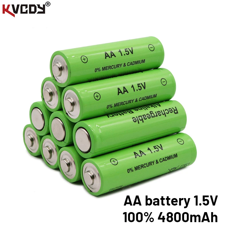 4800 mah rechargeable battery nimh 1 5 v aa battery for clock mouse